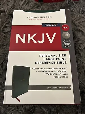 Thomas Nelson NKJV End-of-Verse Reference Bible Personal Size (Leather Bound) • £19.99