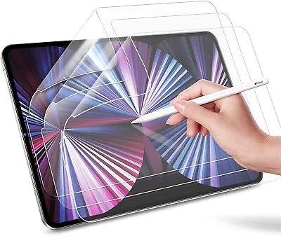 Ultra-Clear 3pcs Screen Protector Films For IPad 7 8 Pro 11 12.9 Drawing Writing • $8.54