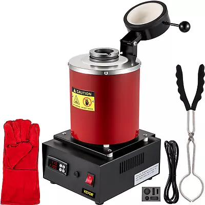 VEVOR 3KG Digital Metal Melting Furnace Kits Smelter Kiln Refining Gold Aluminum • $199.89