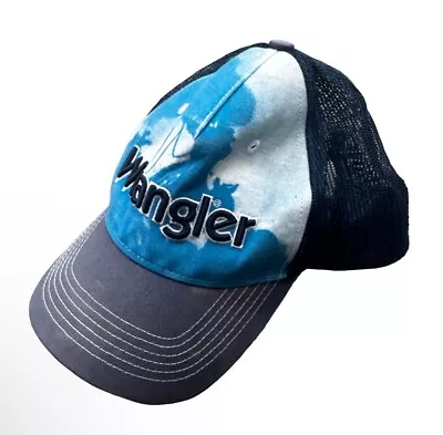 Vintage Wrangler Trucker Hat Cap Western Cowboy Horse Well Loved  • $28.88