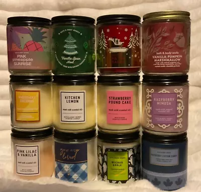 Bath & Body Works Single Wick 7 Oz Candle Pick Your Scent • $8.98