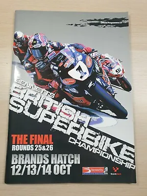 £6.99 • Buy BSB British Superbike Championship Brands Hatch 12/13/14 Oct 2007 Rounds 25 & 26