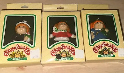 Vintage Cabbage Patch Kid Christmas Ornaments Lot Of (3) 80s • $10