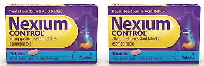 £9.94 • Buy 14 Tablets - Nexium Control Heartburn & Acid Reflux Gastro Resistant 20mg - 24Hr