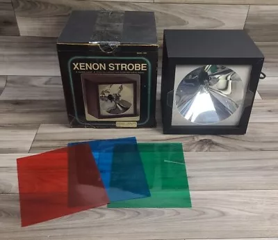 Vintage Xenon Strobe Light Rock Video Series + RG Filters & Box Model 1005 • $14.99