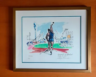 LeRoy Neiman 1972 Munich Olympics Ltd. Ed. AP Hand Signed Serigraph  Shot Put  • $799