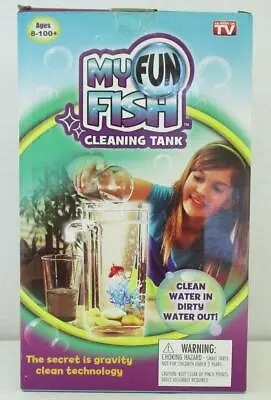 My Fun Fish Cleaning Tank  ~ As Seen On TV ~  Half Gallon Aquarium ~ *NISB* • £16.38