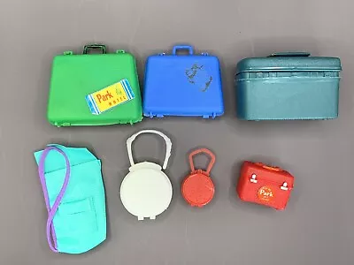 Vintage 1960's & 1970s Barbie Luggage Train Case Clone Suitcases Lot X7 • $25