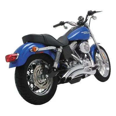 Vance & Hines Big Radius 2 1/2   Chrome For Harley-Davidson Dyna 91-05 • $1095.97