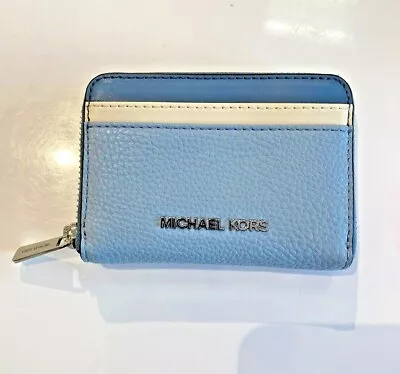 Michael Kors Women Ladies Zip Around Pvc Or Leather Card Case Coin Pouch Wallet • $67