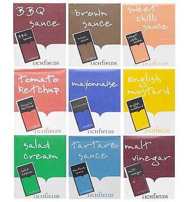 £15.99 • Buy Lichfields Single Individual Sauce Sachets Portion Essential Condiment Mini Pack
