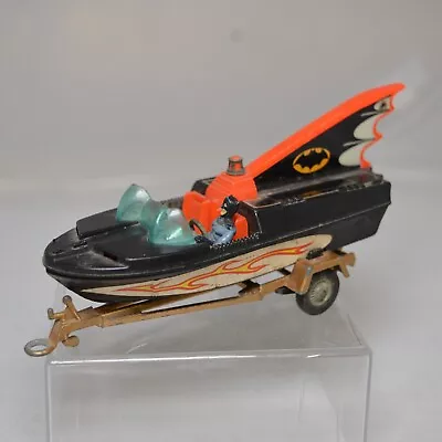 Vintage Corgi Toys Batman Glastron Batboat With Trailer #107 Pre Owned (E309) • $6.19