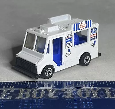 Vintage Hot Wheels - Good Humor Ice Cream Food Truck - White - NEAR MINT - 1983 • $8.46