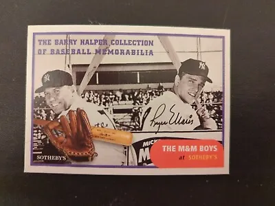 Rare Mickey Mantle Roger Maris Baseball Hall Of Fame Yankee Auto Bat Glove Error • $19.99