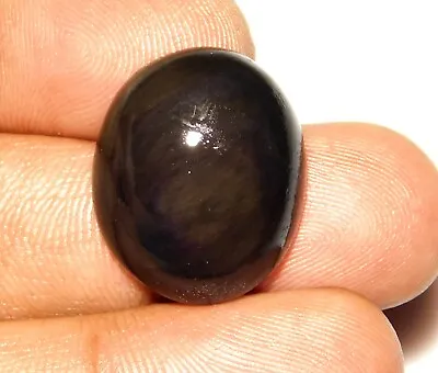 20.ct Natural Rainbow Obsidian Eye Oval Cabochon Jewelry Making Gemstone At=68 • $10.66