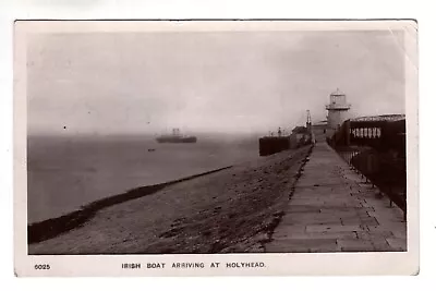 Wales - Anglesey Holyhead Irish Boat Arriving Real Photo 1908  (ref. 590) • £2.99