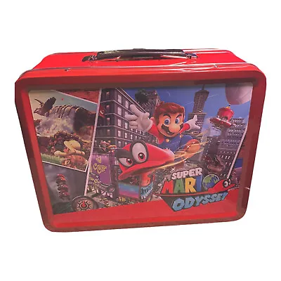 Super Mario Odyssey Tin Lunch Box Vintage #70926M0101 • $24.99