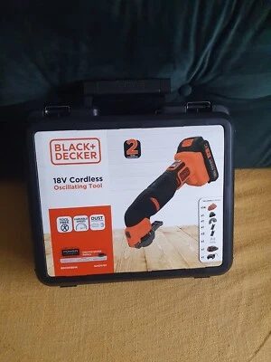 £85 • Buy Black & Decker 18V Oscillating Tool 2Ah 400mA.