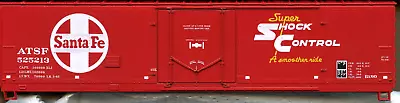 HO Details West Kit 709 52' Smooth Plug Door Box Car Santa Fe/ATSF 525213 NIB • $9.99