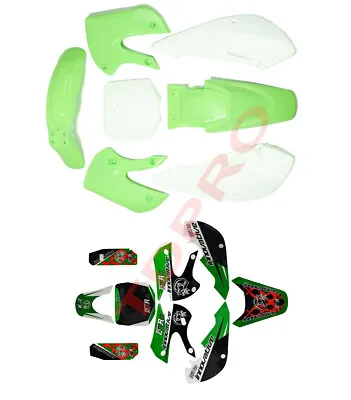 Plastics Fender Graphics Kit For  KLX110 KLX 110 KX65 DRZ110 RM65 Pit Dirt Bike • $72.44