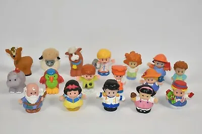 Fisher Price Little People 17x Figures Toys Animals Noah Snow White Sheep Cow • $42.50