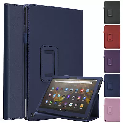 For Amazon Kindle Fire 7 2022 HD 10/10 Plus 11th Gen 2021 PU Leather Case Cover • $7.99