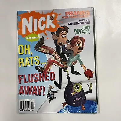 Nickelodeon Magazine November 2006 Oh Rats • $10