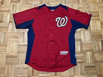 Gio Gonzalez Washington Nationals Majestic Size M/L  Jersey  • $29.26