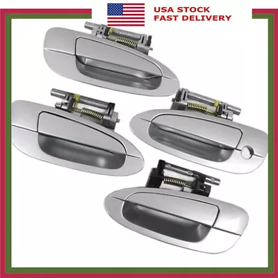 For 02-06 NISSAN ALTIMA DS268 SET 4 PCS Outside Door Handle KY1 Sheer Silver • $72.06