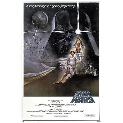 STAR WARS - A NEW HOPE MOVIE POSTER - 24x36 CLASSIC VINTAGE 85130 • $11.95