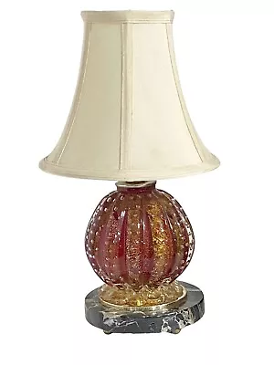 Mid Century Barovier & Toso Glass Table Lamp • $399.20