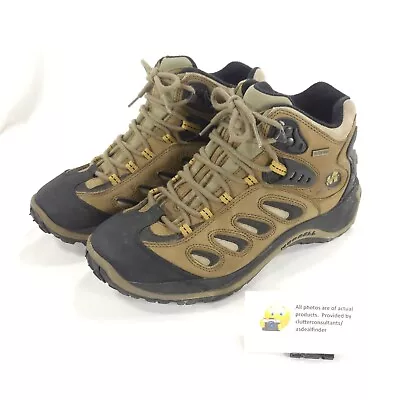 Merrell Reflex Lace Up Outdoor Hiking Shoe Mens Size 8 10593 Brown Black • $49.99