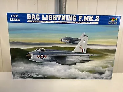 TRUMPETER 1:72 BAC LIGHTNING F.Mk.3 Fighter Model Kit #01635 *SEALED IN BAGS* • £19.99