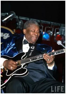 BB KING Poster Hollywood 80s 1980s Photo Poster A (20x30) • $18