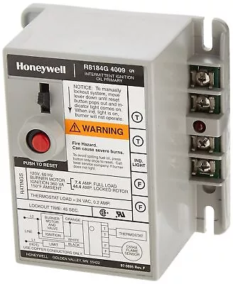 Honeywell R8184G4009 International Oil Burner Control • $130.73