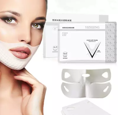 $4.99 • Buy 1/2/5Pcs Bloskin Lift Mask, Bloskin Lift,V Line Lifting Mask Double Chin Reducer