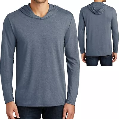 Mens Lightweight Hoodie T-Shirt Long Sleeve Hoody Soft Tee S-XL 2XL 3XL 4XL • $15.90