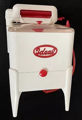 Ideal Toy Plastic Mechanical Wind Up Washer Washing Machine 50’s W/Han￼d Wringer • $80