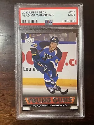 2013 Upper Deck #230 Vladimir Tarasenko Young Guns Senators Rookie Card RC PSA 9 • $39.99