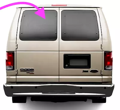 Fits: 1992-2016 Ford Econoline Van Driver Side Rear Left Window Back Glass • $89.95