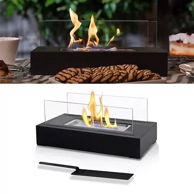 Fireplace Patio Heater Tabletop Fire Pit Bio Ethanol Burner Indoor Living Room • $62.99