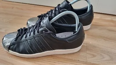 Adidas Original Superstar 80s Metal Toe Trainers Uk7  • £24