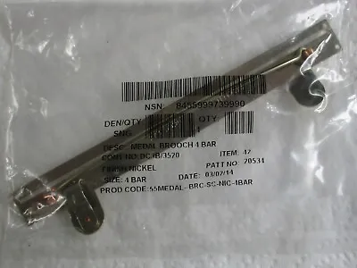 British Full Size: 4-SPACE MEDAL BROOCH BAR  (Firmin Made In Unopened Packet) • £6.99