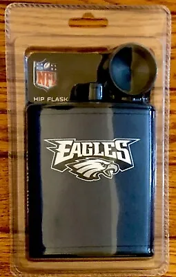 Philadelphia Eagles NFL Plastic Hip Flask With Funnel 7 Oz - Brand New • $14.99