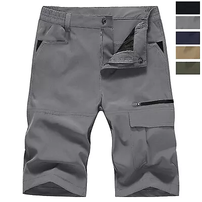 Men's Tactical Hiking Shorts Casual Cargo Combat Work Quick Drying Army Pants US • $23.73