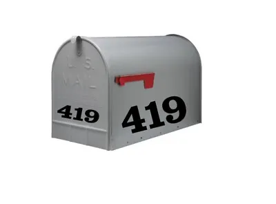 SET OF 3 Custom Mailbox Numbers Vinyl Decals Stickers House Street Address • $2.67