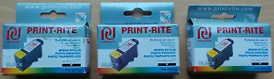 £6.99 • Buy 3 Inkjet Black Cartridges Compatible With Epson T007