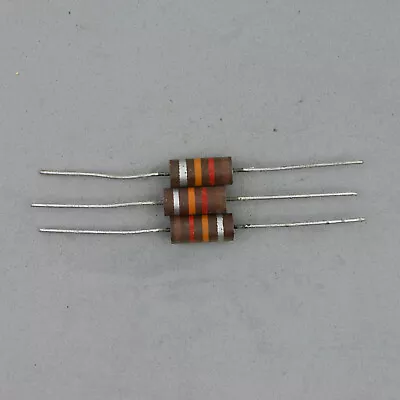 Lot Of 3 Vintage TRW Resistor 12K Ohm 2W Watt 10% NOS Carbon Comp Tested Perfect • $2.48