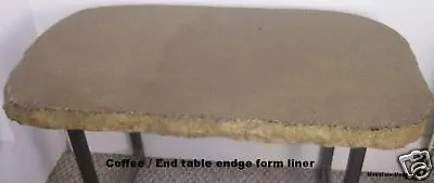 $48 • Buy Concrete Split Granite Coffee / End Table Countertop Stone Edge Form 8ftx2  New 