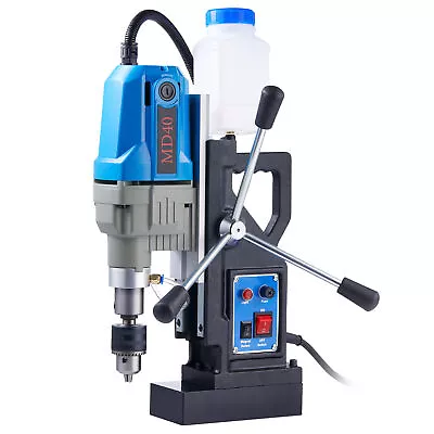 1100W 12000N 2  Depth Magnetic Base Drill Force Tapping Press Boring Magnet New • $156.57